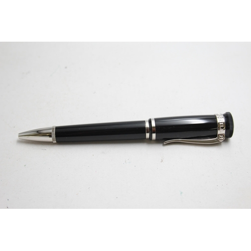 285 - Alfred DUNHILL Black BALLPOINT PEN / Biro WRITING In Original Box