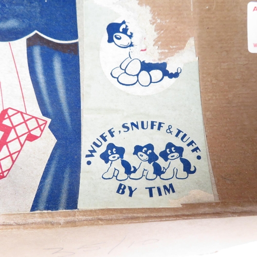 291 - Wuff, Snuff and Tuff Pelham Puppet with original box