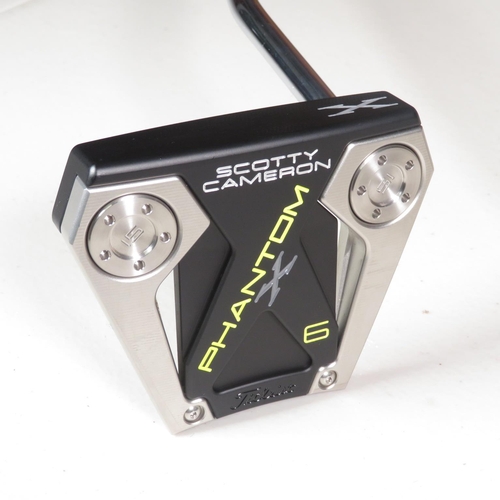 297 - Scotty Cameron putter Phantom X6 in as new condition with cover