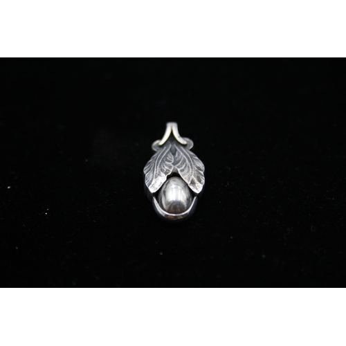 175 - A Silver Pendant By Georg Jensen (13g)