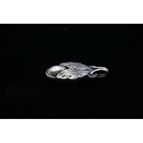 175 - A Silver Pendant By Georg Jensen (13g)