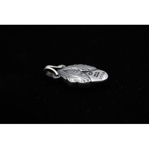 175 - A Silver Pendant By Georg Jensen (13g)