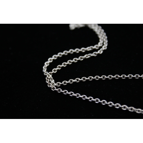 201 - A Silver Lariat Necklace By Robert Lee Morris (30g)