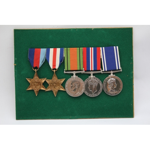 217 - Mounted WW2-ER.II Medal Group Inc France & Germany Star, Police Long Service