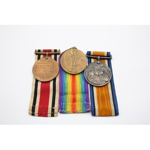 218 - WW1-GV Medal Group Australian Pair 3687 Pte W. Spaven 20 Bn AIF & Police Medal