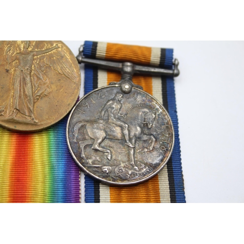 218 - WW1-GV Medal Group Australian Pair 3687 Pte W. Spaven 20 Bn AIF & Police Medal