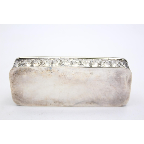 246 - Antique Victorian 1899 Chester STERLING SILVER Jewellery / Trinket Box (114g)