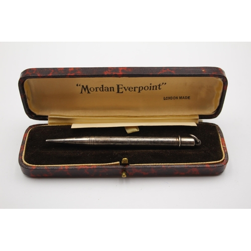 250 - Vintage 1937 .925 STERLING SILVER Mordan Everpoint Propelling Pencil Boxed (15g)