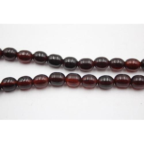 179 - A Single Strand Bakelite Bead Necklace (92g)