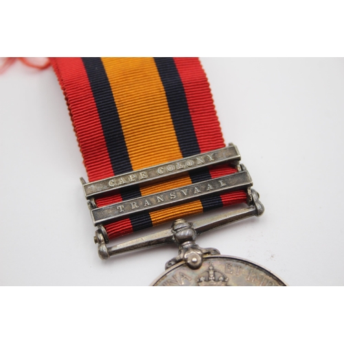 206 - Boer War Queens South Africa Medal Named 2874 Pte W. Charlton, Middlesex Regt