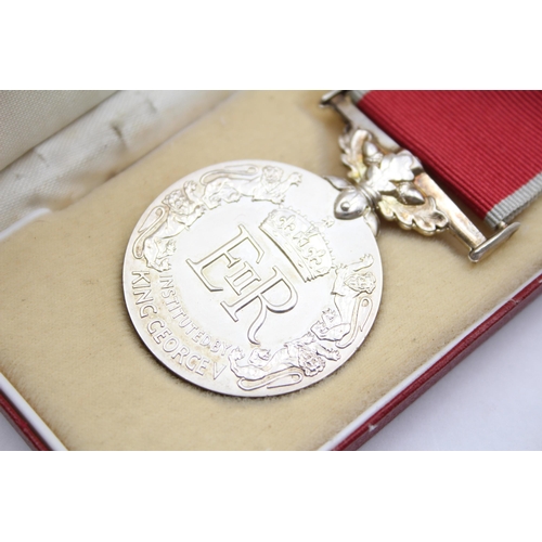 215 - Boxed Civil British Empire Medal ER.II Named Kenneth Gill