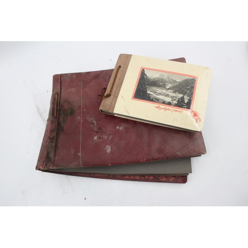 218 - 2 x Vintage PHOTO ALBUMS c. 1940s - 1950s Inc Alpine Germany, Travel In Thailand