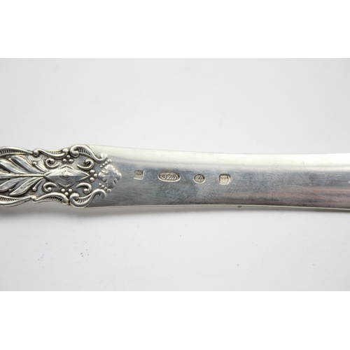 226 - Vintage Hallmarked 1993 Birmingham Import Sterling Silver Owl Letter Opener 43g