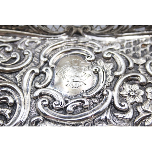 241 - Antique Victorian 1900 Birmingham STERLING SILVER Vanity Tray / Dish (68g)