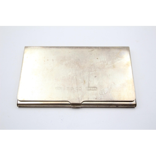 242 - TIFFANY & CO. Hallmarked 1999 Sterling Silver Plain Business Card Case (56g)