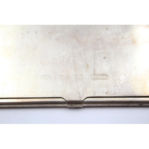 242 - TIFFANY & CO. Hallmarked 1999 Sterling Silver Plain Business Card Case (56g)