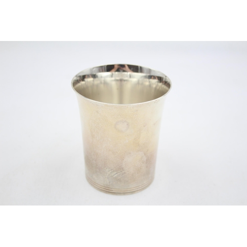 245 - ASPREY & GARRARD Hallmarked 2000 London STERLING SILVER Cup / Beaker (140g)