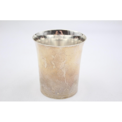 245 - ASPREY & GARRARD Hallmarked 2000 London STERLING SILVER Cup / Beaker (140g)