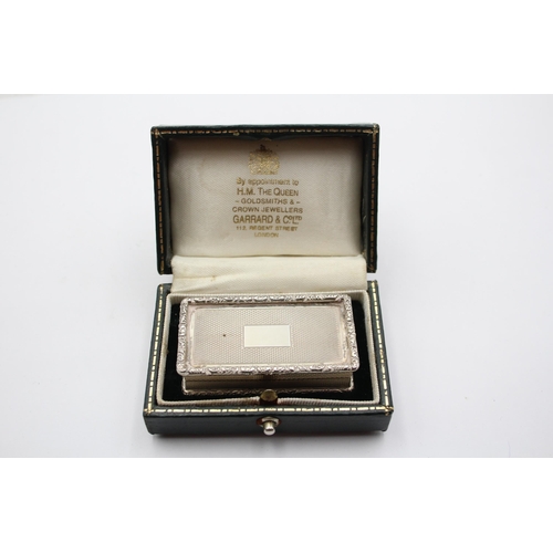 252 - Vintage Hallmarked 1989 Birmingham STERLING Silver Snuff Box In Fitted Box (56g)