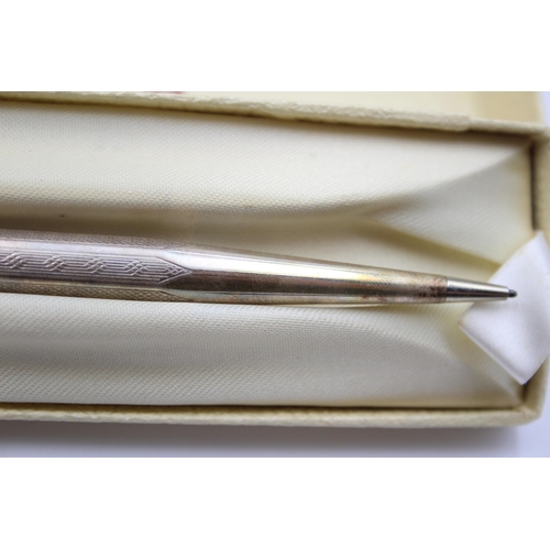 259 - Vintage .925 STERLING SILVER Life Long Propelling Pencil WRITING Boxed (19g)