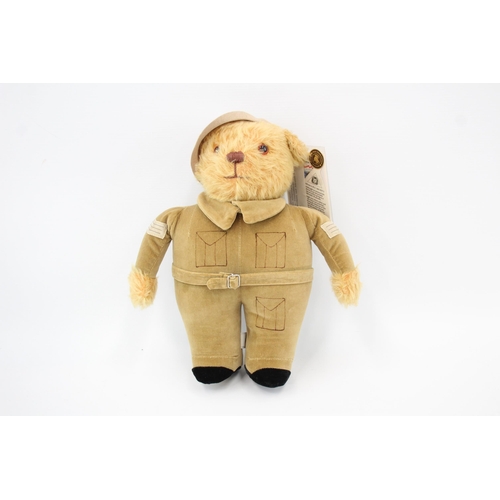 268 - Vintage MERRYTHOUGHT Mohair Limited Edition Homeguard FB12WG BEAR #165/1000