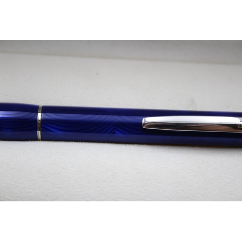 293 - MONTBLANC Starwalker Blue Ballpoint Pen / Biro WRITING In Original Box