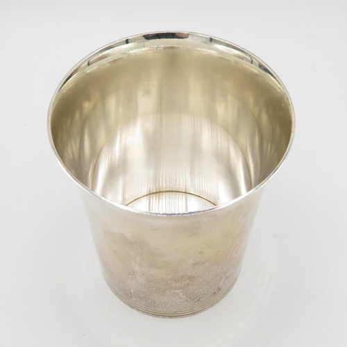 245 - ASPREY & GARRARD Hallmarked 2000 London STERLING SILVER Cup / Beaker (140g)