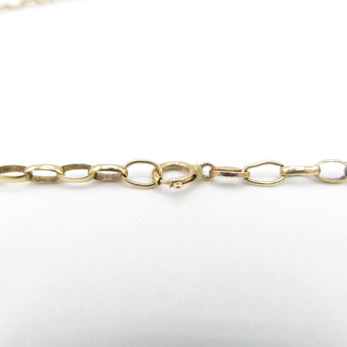 101 - 9ct gold necklace 45cm long  4.9g