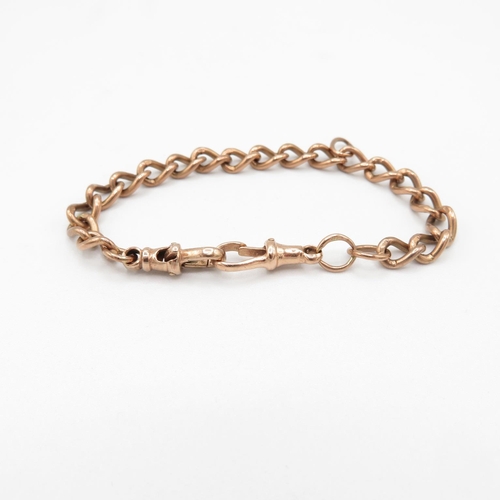 106 - 9ct Rose Gold bracelet 160mm long  11g