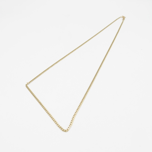 113 - 9ct gold necklace 50cm long  2.9g