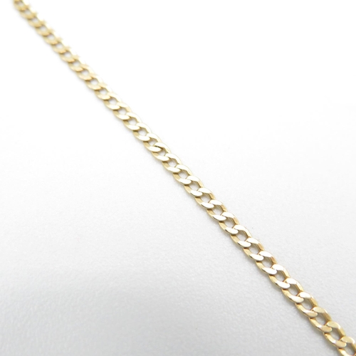 113 - 9ct gold necklace 50cm long  2.9g