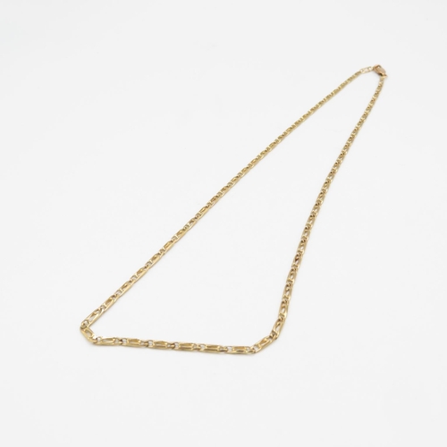 115 - 9ct gold necklace 46cm long 6.3g