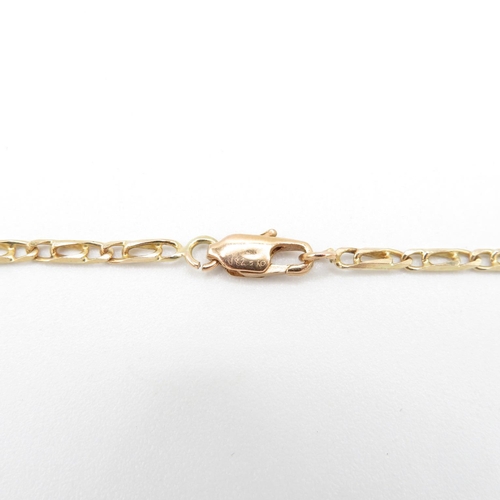 115 - 9ct gold necklace 46cm long 6.3g