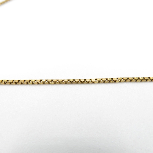 119 - 9ct gold necklace 56cm long  4.3g