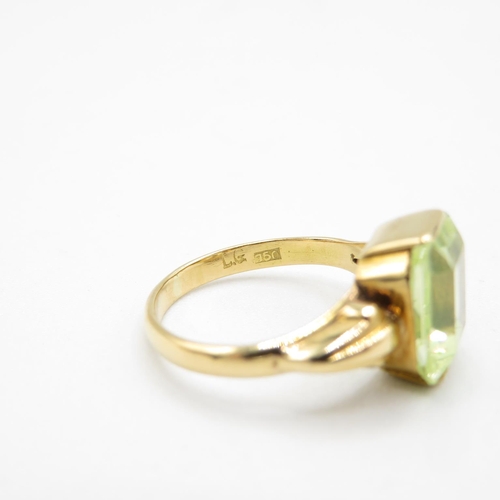 169 - 18ct gold and citrine ring size K  3.8g