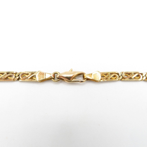 191 - 14ct gold necklace 50cm long  26.7g