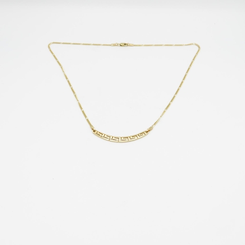 201 - 14ct gold necklace 44cm long  5g