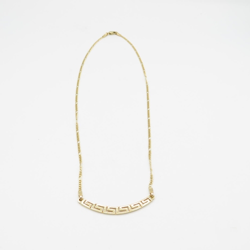 201 - 14ct gold necklace 44cm long  5g