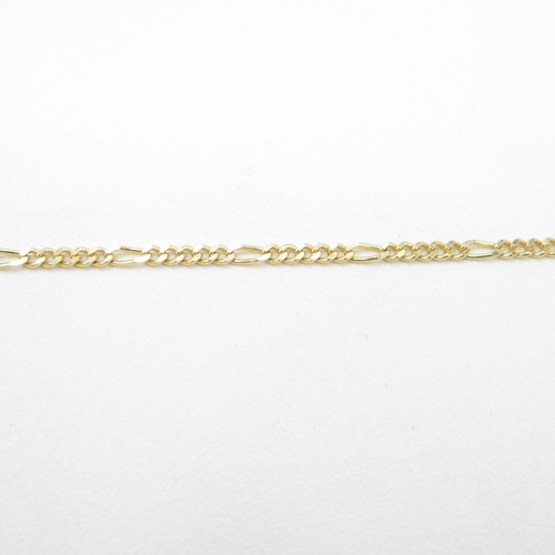 201 - 14ct gold necklace 44cm long  5g