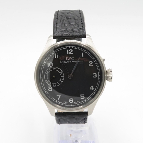 240 - IWC Portugieser Marriage watch recently serviced, unworn.  Portugieser design movement dates from 19... 