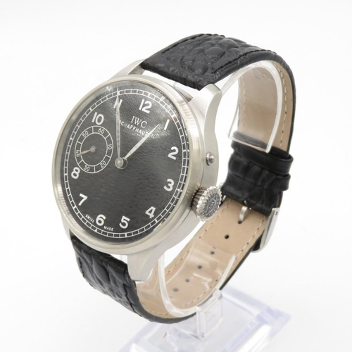 240 - IWC Portugieser Marriage watch recently serviced, unworn.  Portugieser design movement dates from 19... 