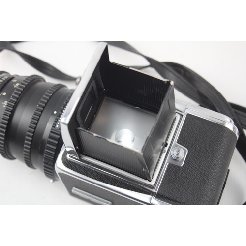 244 - Hasselblad 500C/M Medium Format FILM CAMERA w/ Carl Zeiss 120mm T* Lens WORKING