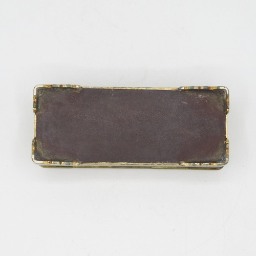 253 - Chinese export snuff box 80mm long 106.8g