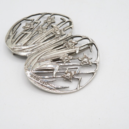 273 - Art Deco style Nurse buckle fully HM for DB maker  36.6g