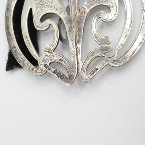 275 - Art Deco Nurse's belt buckle fully HM maker is AJS  31.3g