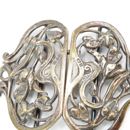 277 - Art Deco Nurse's buckle in silver fully HM  45.8g