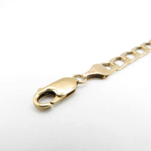 84 - 9ct gold bracelet 20cm long  7.7g