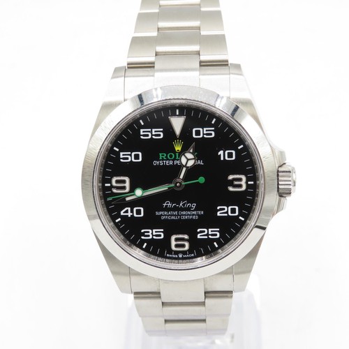 238 - Rolex Oyster Perpetual Air-King watch 39mm case 41mm to the crown in as new condition 2022 edition w... 