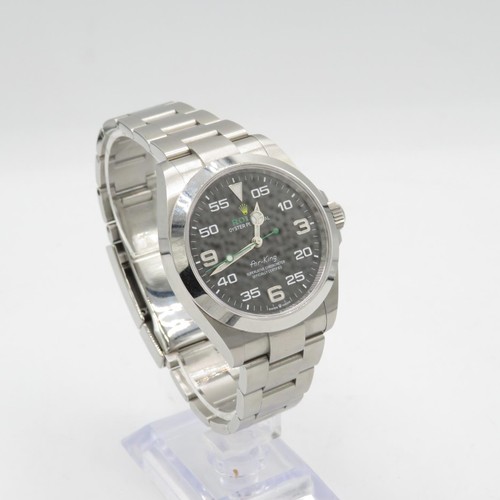 238 - Rolex Oyster Perpetual Air-King watch 39mm case 41mm to the crown in as new condition 2022 edition w... 