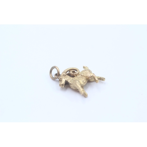 139 - 9ct Gold Ram Pendant (2.5g)